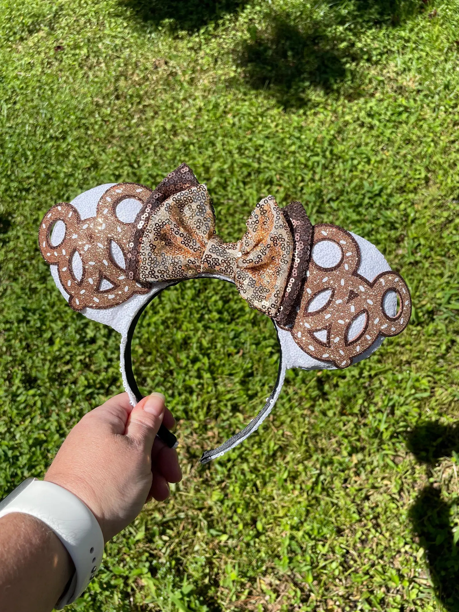 Pretzel Inspired Mouse Ears - Etsy | Etsy (US)