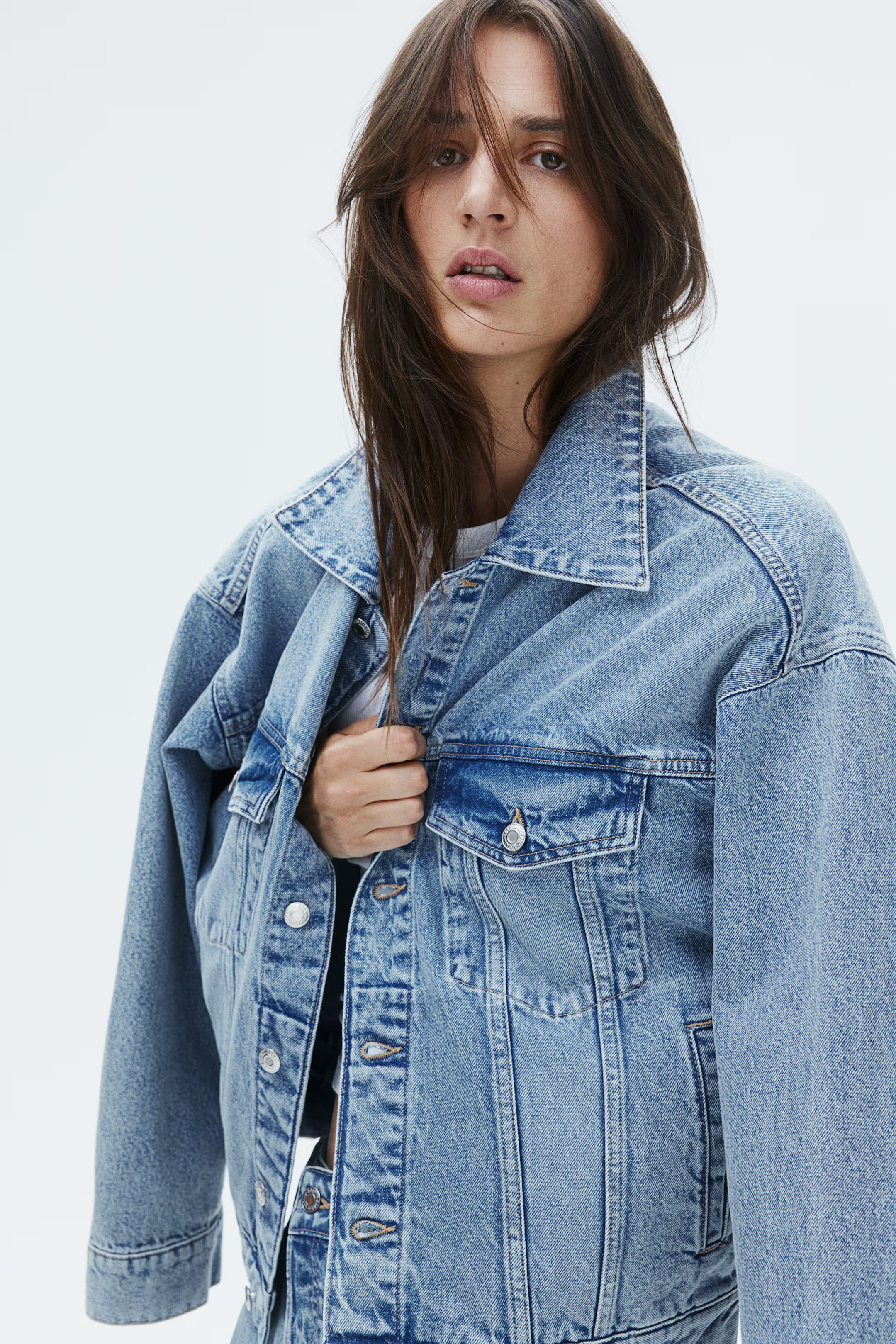 Oversized Denim Jacket | H&M (US + CA)