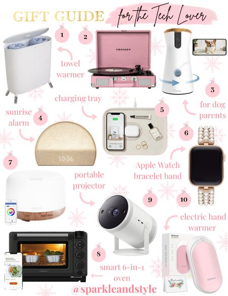 Gift Guide for the Tech Lover ✨ 

Gift guides, gift guide 2023, Christmas gift guide, holiday gift guide, Christmas gifts for her, Christmas gifts for women, Christmas gifts for girls, holiday gifts for her, holiday gifts for women, holiday gifts for girls, tech lover gift guide, technology lover gift guides, ultrasonic jewelry cleaner, instant camera printer, phone sanitizer and charger, self-cleaning water bottle, smart reusable notebook, levitating moon lamp, Wi-Fi digital photo frame, beauty fridge, mini projector, face tracking phone mount

#LTKHoliday #LTKSeasonal #LTKGiftGuide
