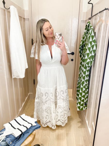 White maxi dress with elegant design #WhiteDress #maxi #SpringDress

#LTKSeasonal #LTKwedding #LTKFind