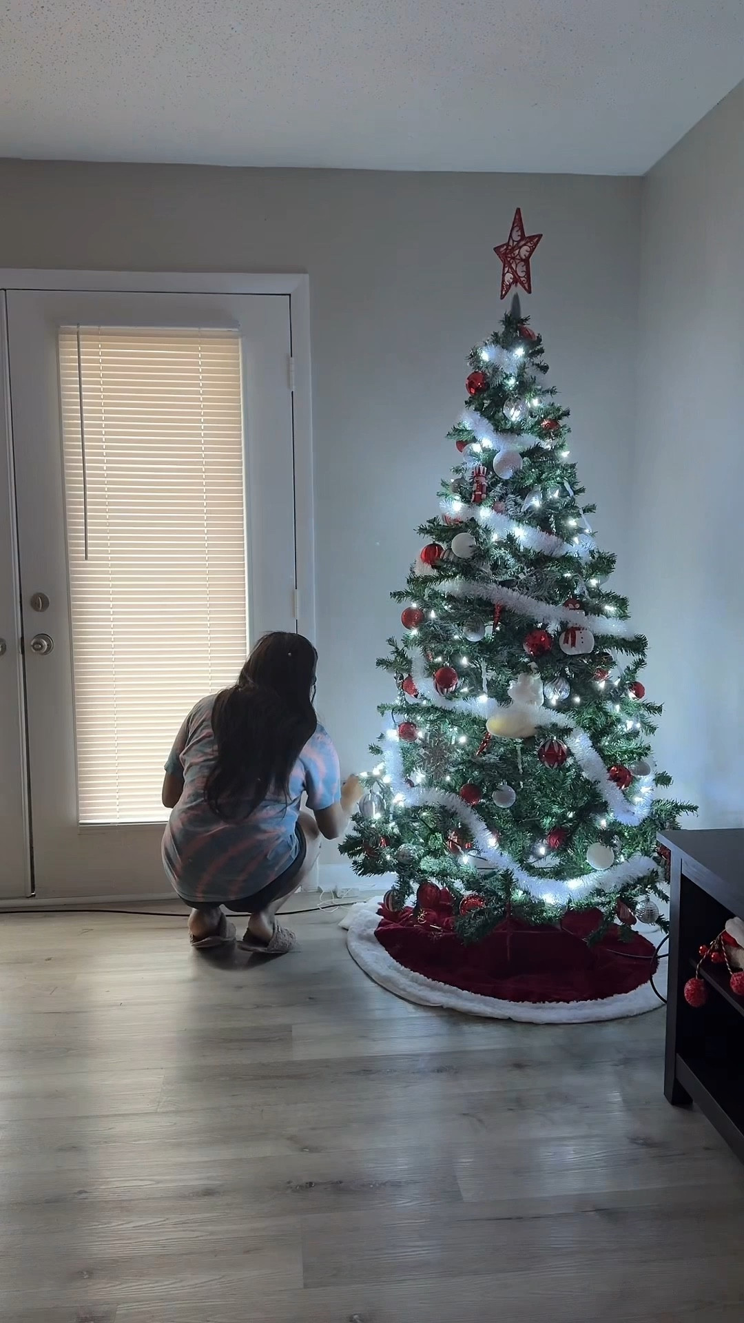 Plugging in the tree and setting the holiday mood ✨🎄

#LTKSeasonal #LTKHome #LTKHoliday
