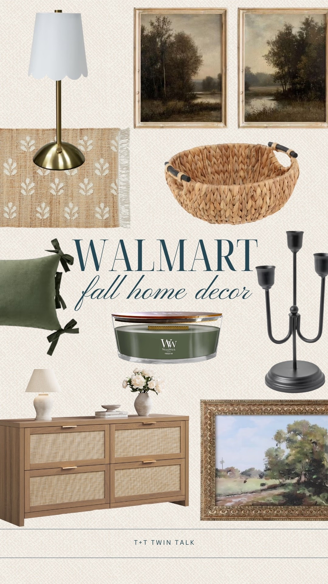 Walmart fall home decor! Ready for a refresh for your home this season? We are loving all these new arrivals like the candle stick holders, dark green throw pillows, and wall decor!

#LTKHome #LTKSeasonal #LTKFindsUnder100