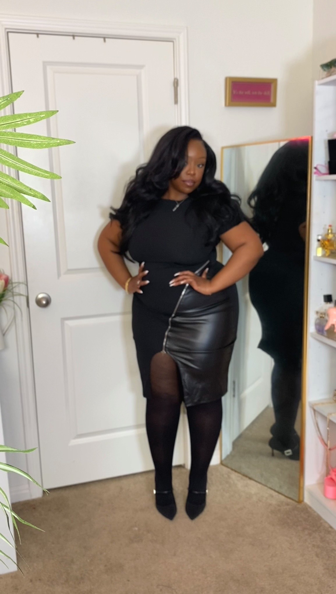 All black zipper dress - XL

#LTKMidsize #LTKPlusSize