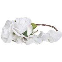 white flower crown halo wreath headband | Etsy (US)