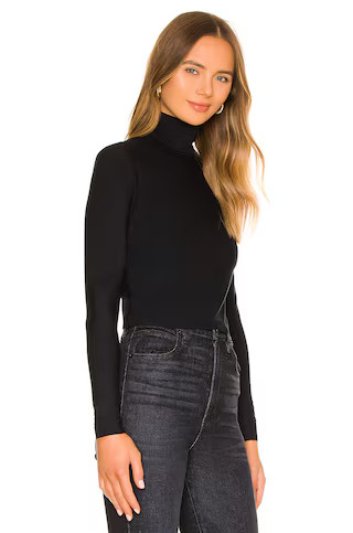 Commando Butter Long Sleeve Cropped Turtleneck in Black from Revolve.com | Revolve Clothing (Global)