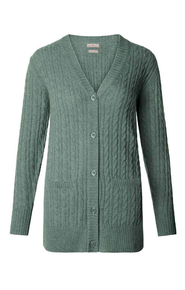 Country Lambswool Cable Cardigan | The House Of Bruar