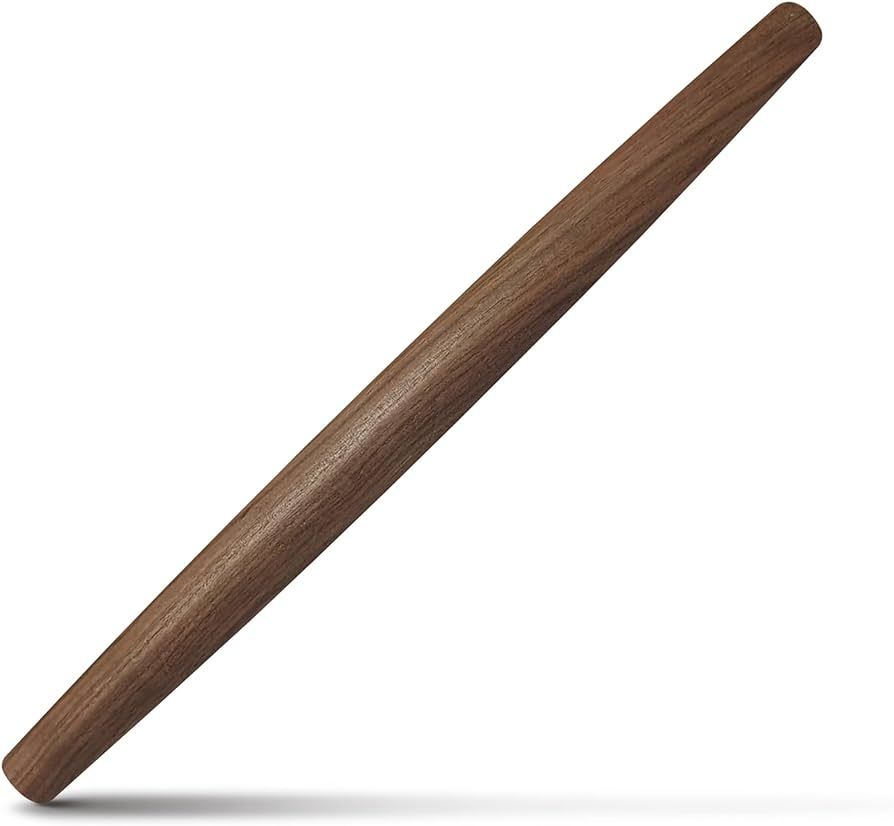 French Rolling Pin (17 Inches) –WoodenRoll Pin for Fondant, Pie Crust, Cookie, Pastry, Dough ... | Amazon (US)