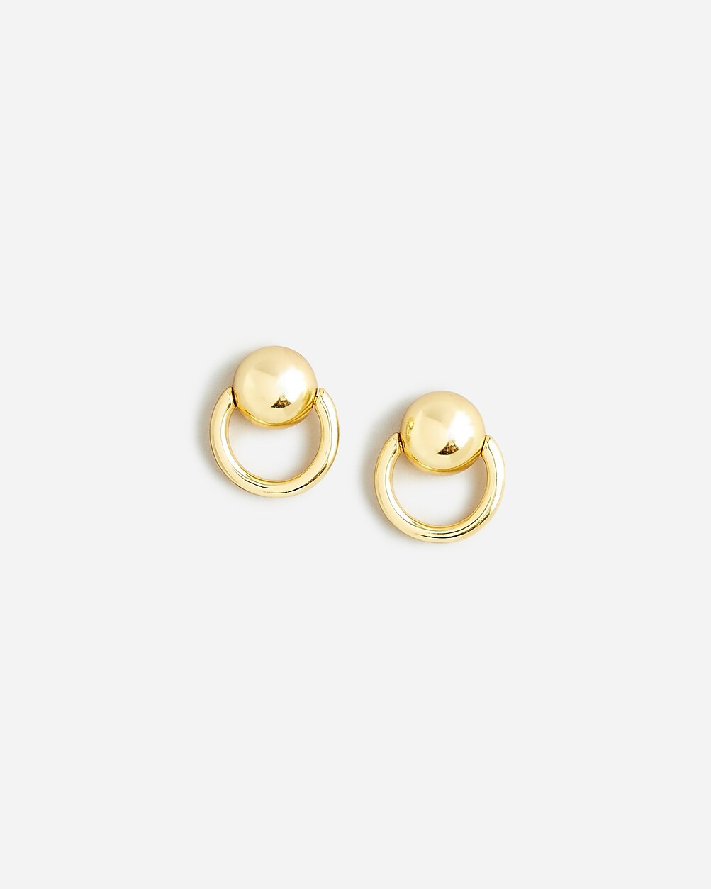 Metallic circle studs | J. Crew US