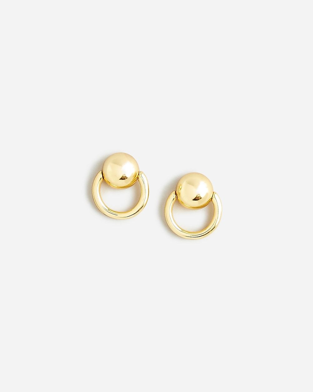 Metallic circle studs | J.Crew US