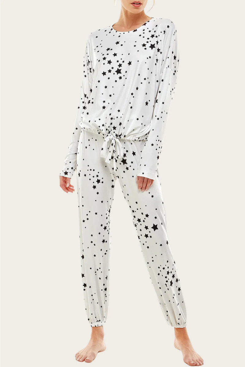 CHLOE PJ SET | WHITE STARS | MASONgrey