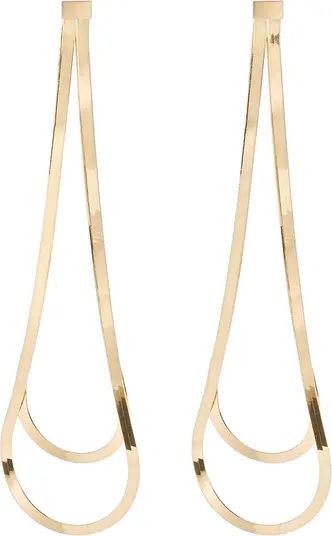 Jewelry Linear Looped Liquid Gold Drop Duster Earrings | Nordstrom