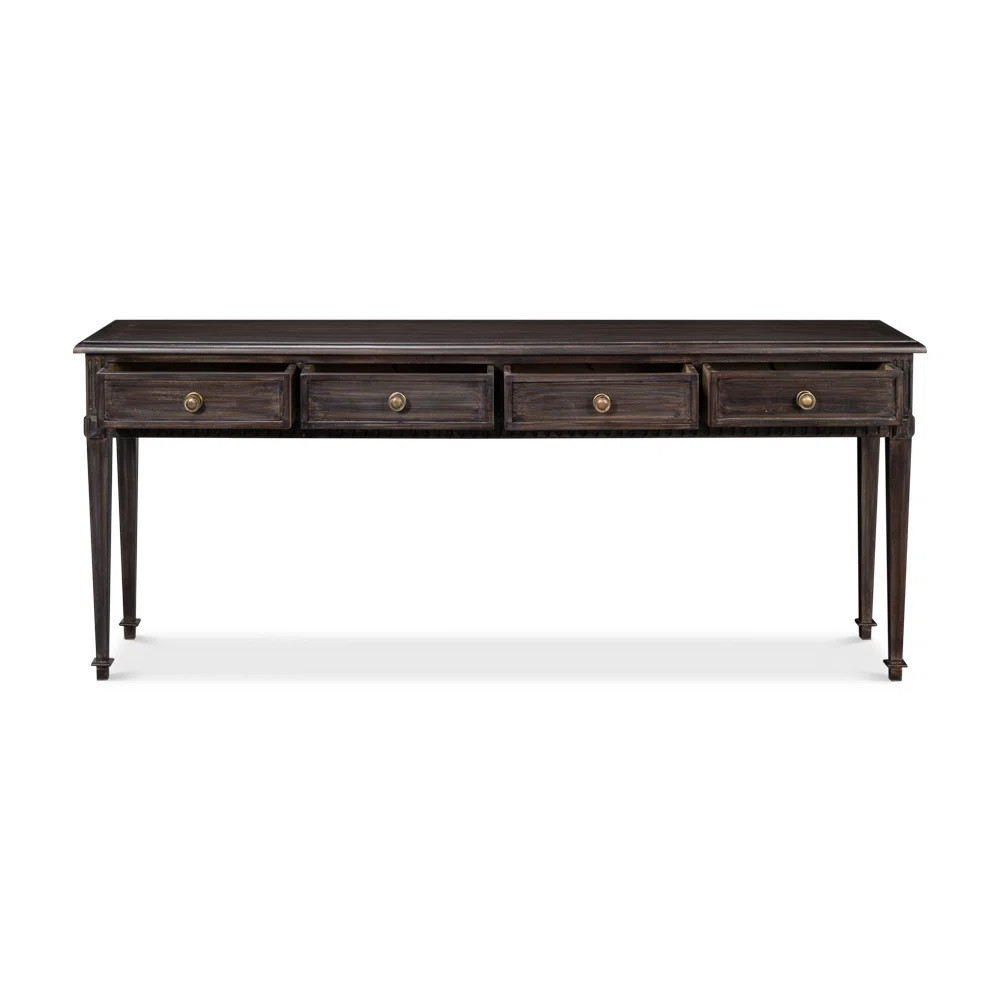 Details 78" Solid Wood Console Table | Wayfair North America