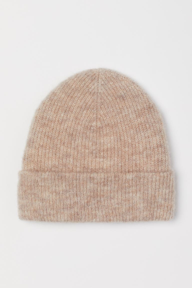 Rib-knit Wool-blend Hat | H&M (US + CA)
