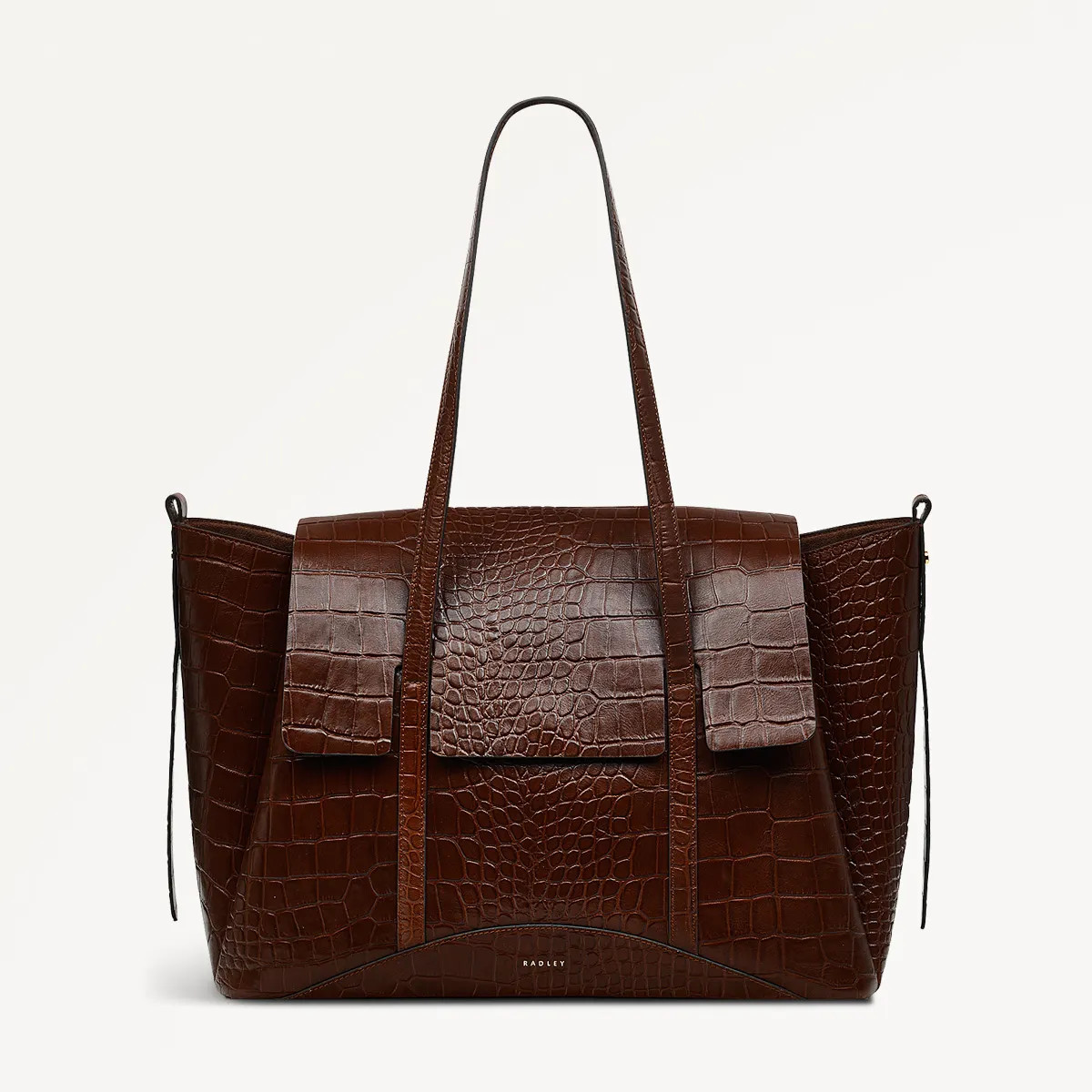 Walnut Brown Shoulder Bags | The Chancery Faux Croc AW24 | Radley | Radley London US