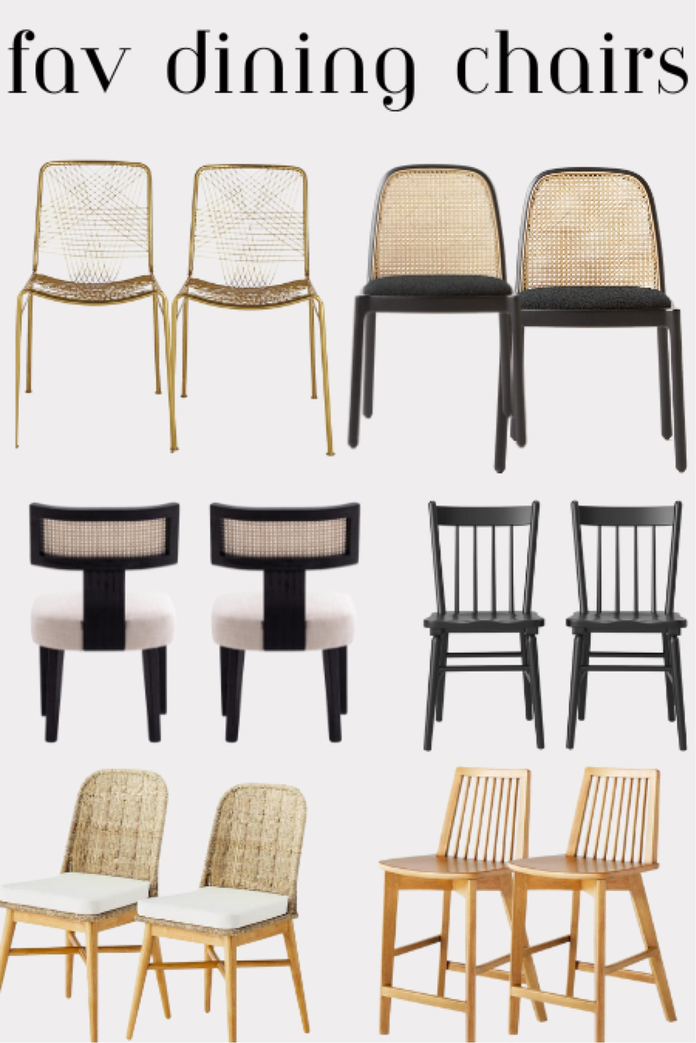 Nadia Black Cane Chair + Reviews curated on LTK