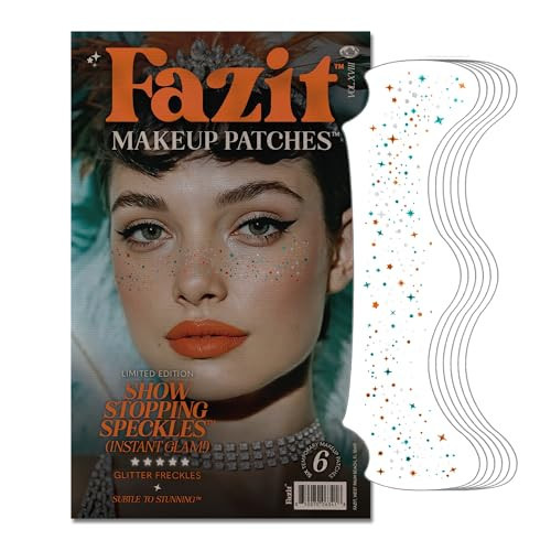 Fazit Makeup Patches - Show Stopping Speckles - Glow Up Make-Up Patches - Cute Glitter Makeup Accessories For Women - Cosmetic Glitter For Face | Amazon (US)