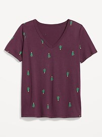 EveryWear V-Neck Printed T-Shirt for Women | Old Navy (US)