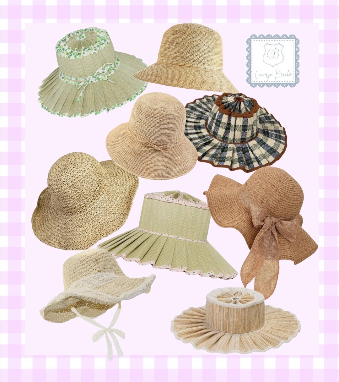 Amazon beach hats!!! 👒🍋‍🟩