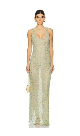 Roberta Einer Roma Dress in Green. - size S | Revolve Clothing (Global)