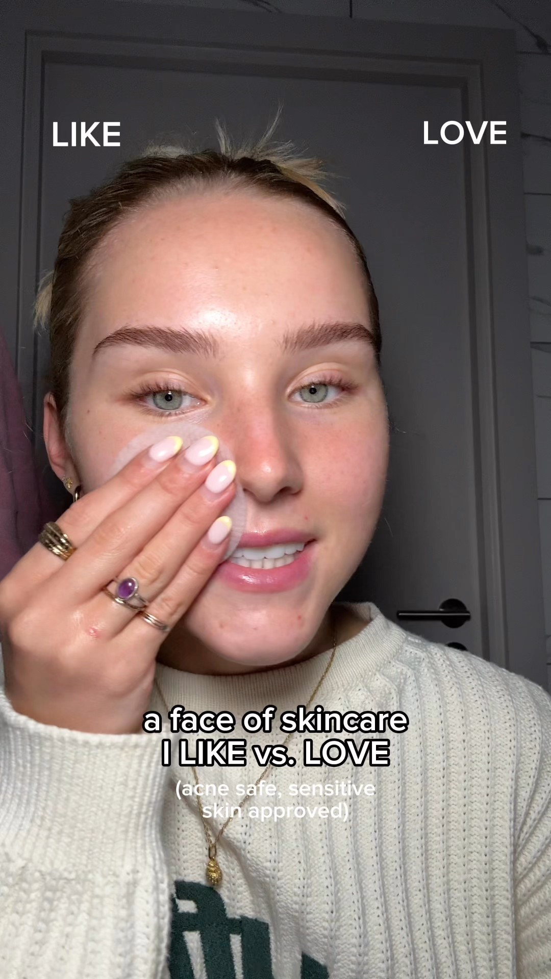 a face of skincare I like vs. love ⭐️⭐️⭐️ 

you can get everything from @yesstyle (up to 50% off at the mo!!) ! Use discount code MILSKB15 for an additional 15% off 💕 

Comment ‘LOVE’ for links to all of the love products!

the LOVE products: 
@medicube_global_offical zero pore pads 
@anua_global azelaic acid serum 
@purito_seoul mighty bamboo panthenol cream
@houseofhur_official weightless sun fluid spf 50 

the LIKE products: 
@houseofhur_official essence pads 
@cosrx alpha arbutin serum (basically love)
@skin1004_official poremizing moisturiser 
@beautyofjoseon_official aqua fresh spf 

#lifewithmils #koreanskincare #ratingskincare #skintok #acneproneskin #skincare