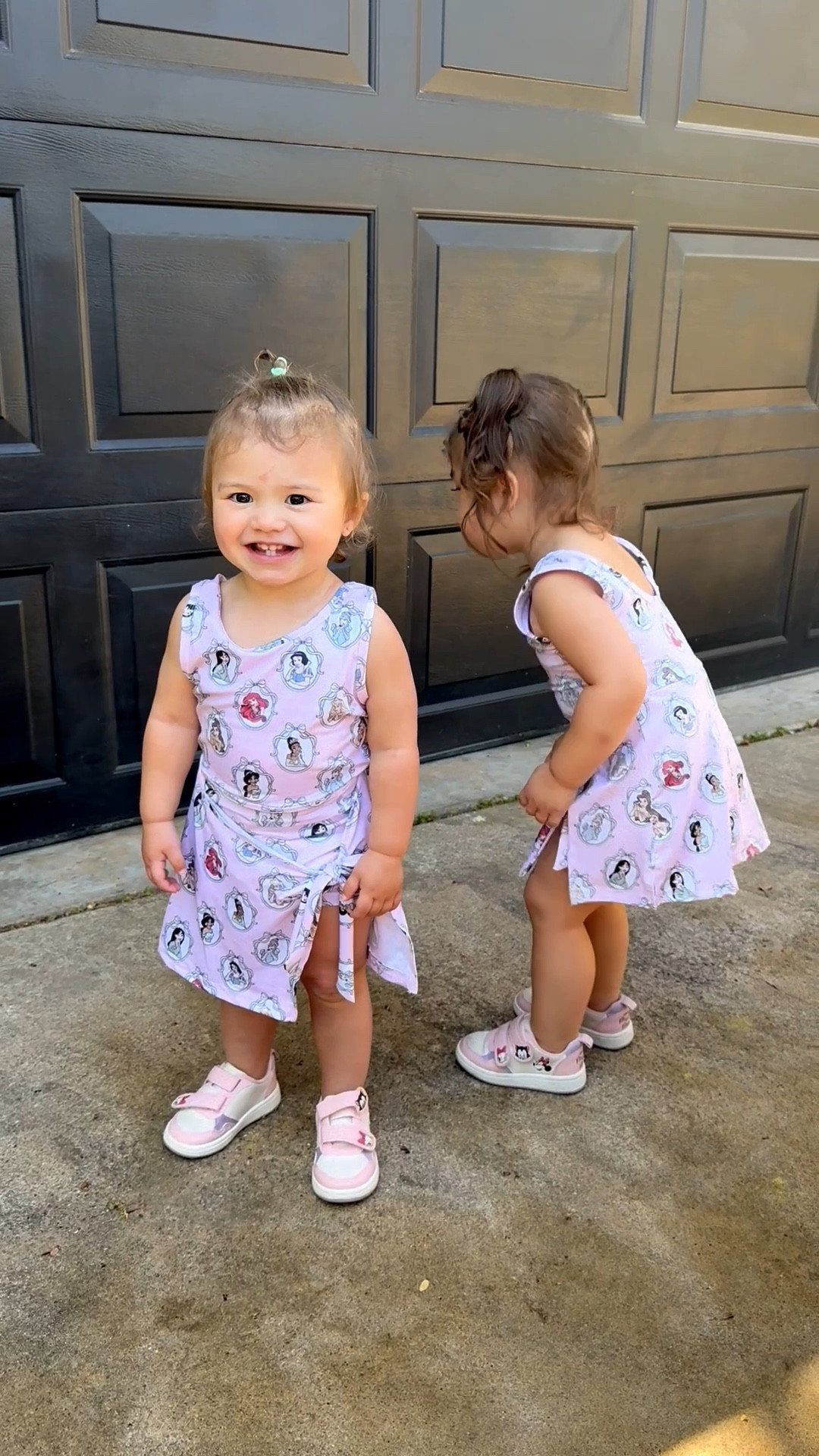 In our matching Disney Princess Dresses today! Obsessed with how cute and comfy these tennis dresses are! 😍✨👑🔗 #LTKtoddlers #LTKMom #LTKdisney #LTKDisneyMom #LTKDisneyDresses #LTKprincess #LTKDisneyPrincess #LTKgirls  

#LTKTravel #LTKKids #LTKmomlife