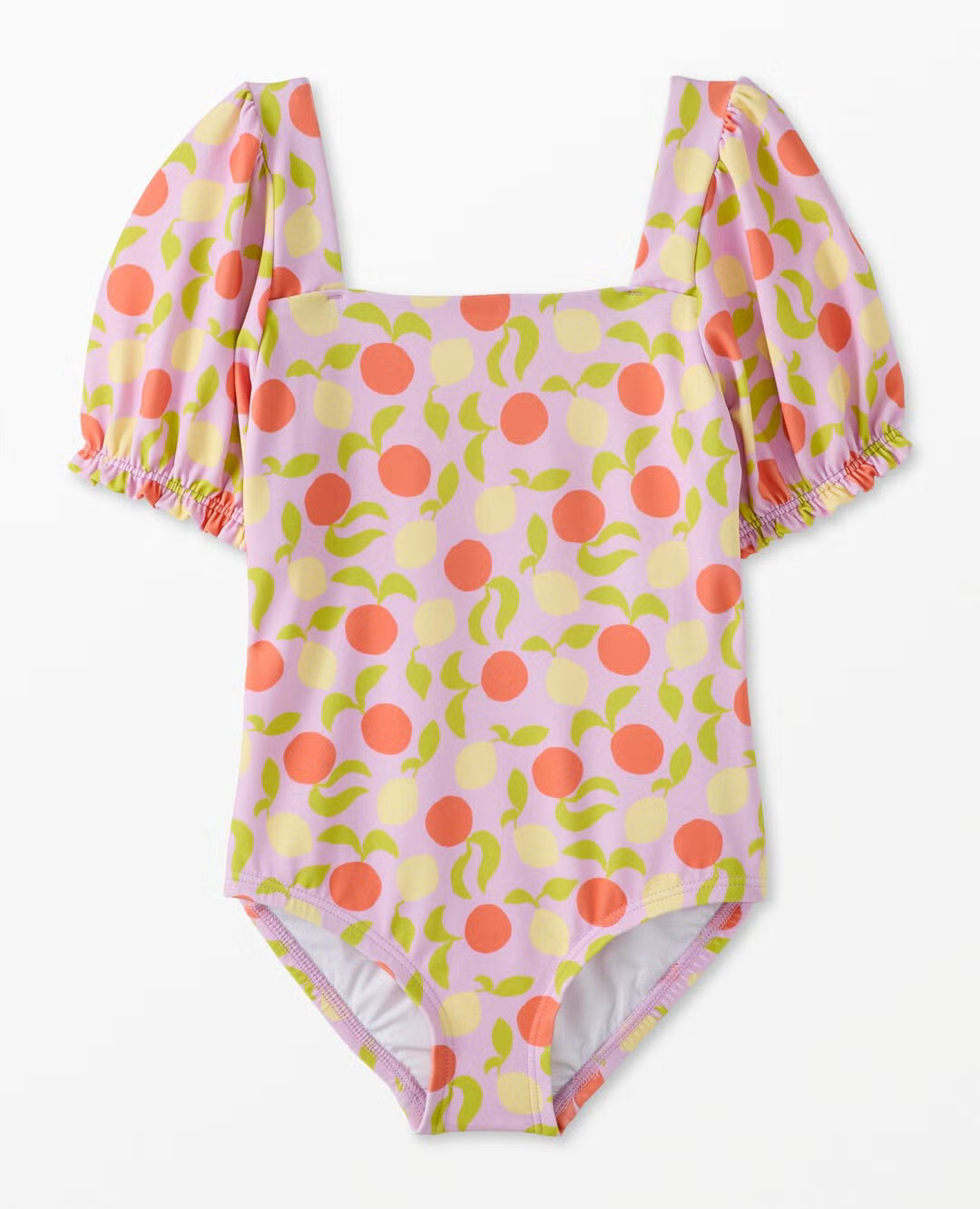 One-Piece Puff Sleeve Swimsuit | Hanna Andersson