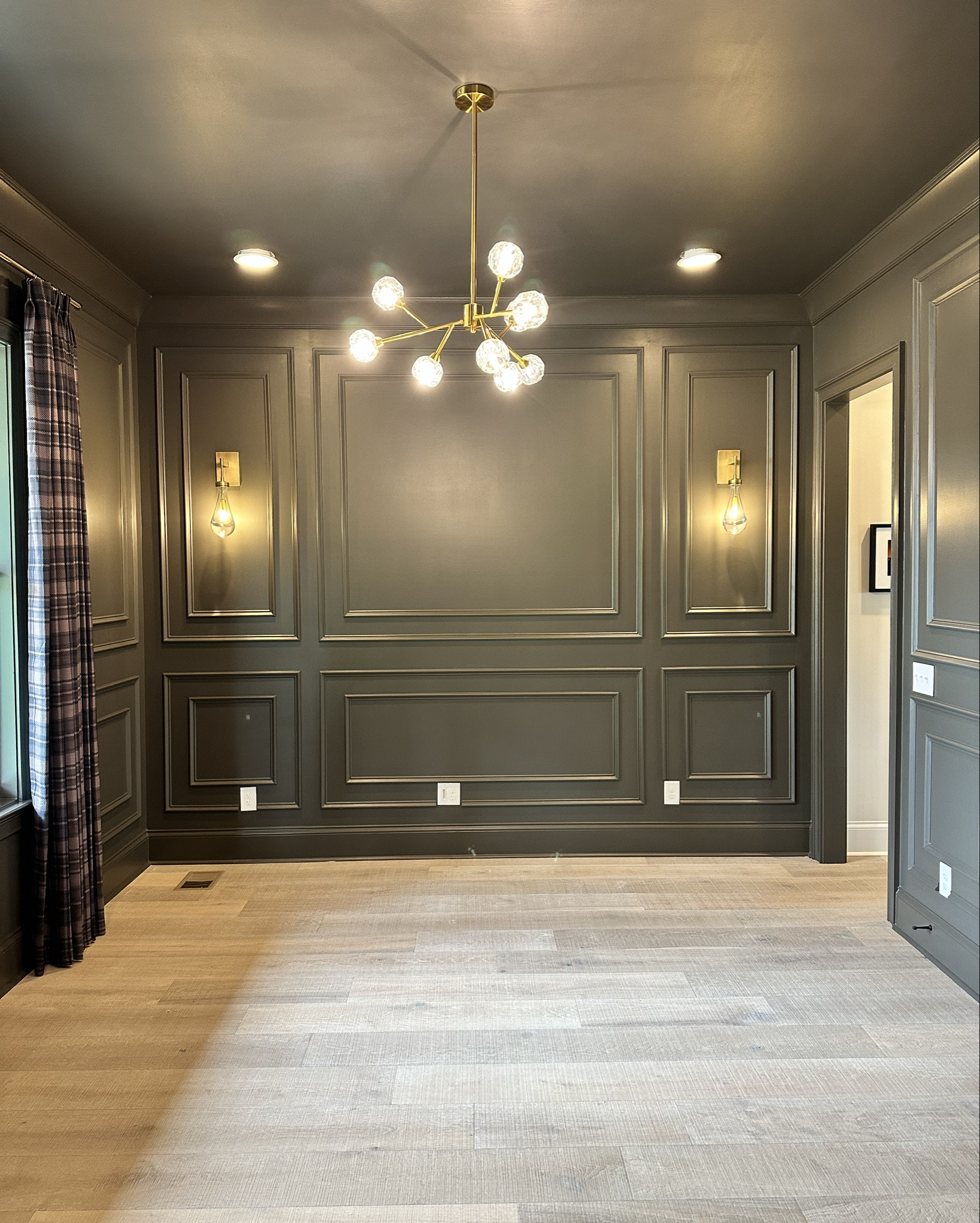 Dining room turned lounge space with gold accents!

#LTKHome