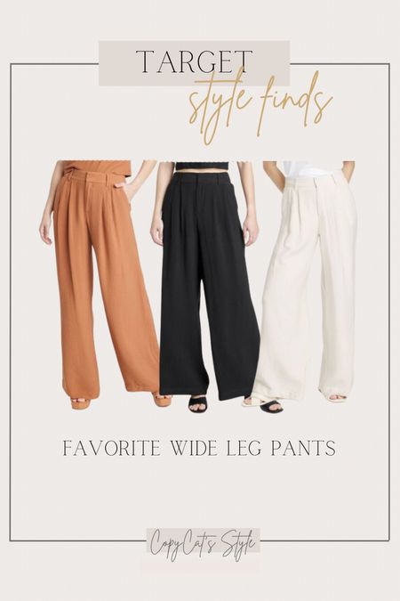 Target Wide Leg Pants back in stock in all sizes 



#LTKstyletip #LTKtravel #LTKunder50