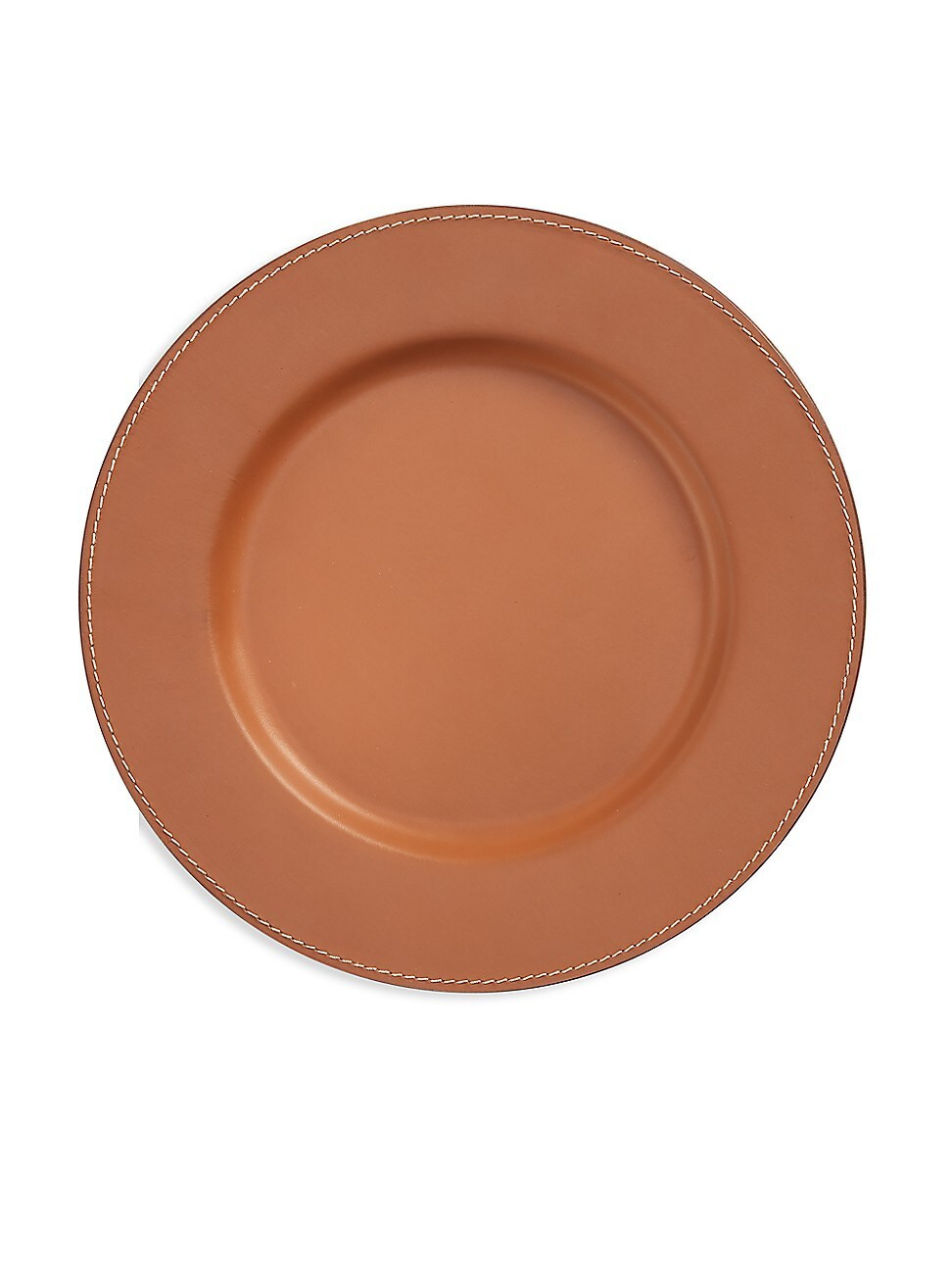 Wyatt Leather Charger - Saddle | Saks Fifth Avenue