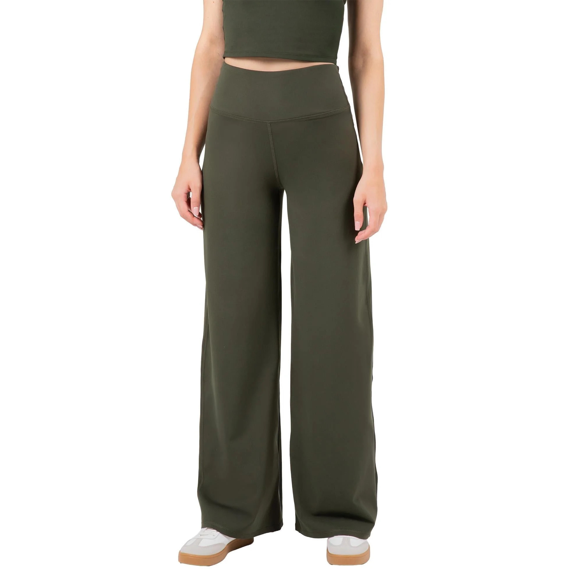 YITTY Active Women's High Waist Wide Leg Pants – Buttery Soft Lounge & Yoga Pants with Tummy Co... | Walmart (US)