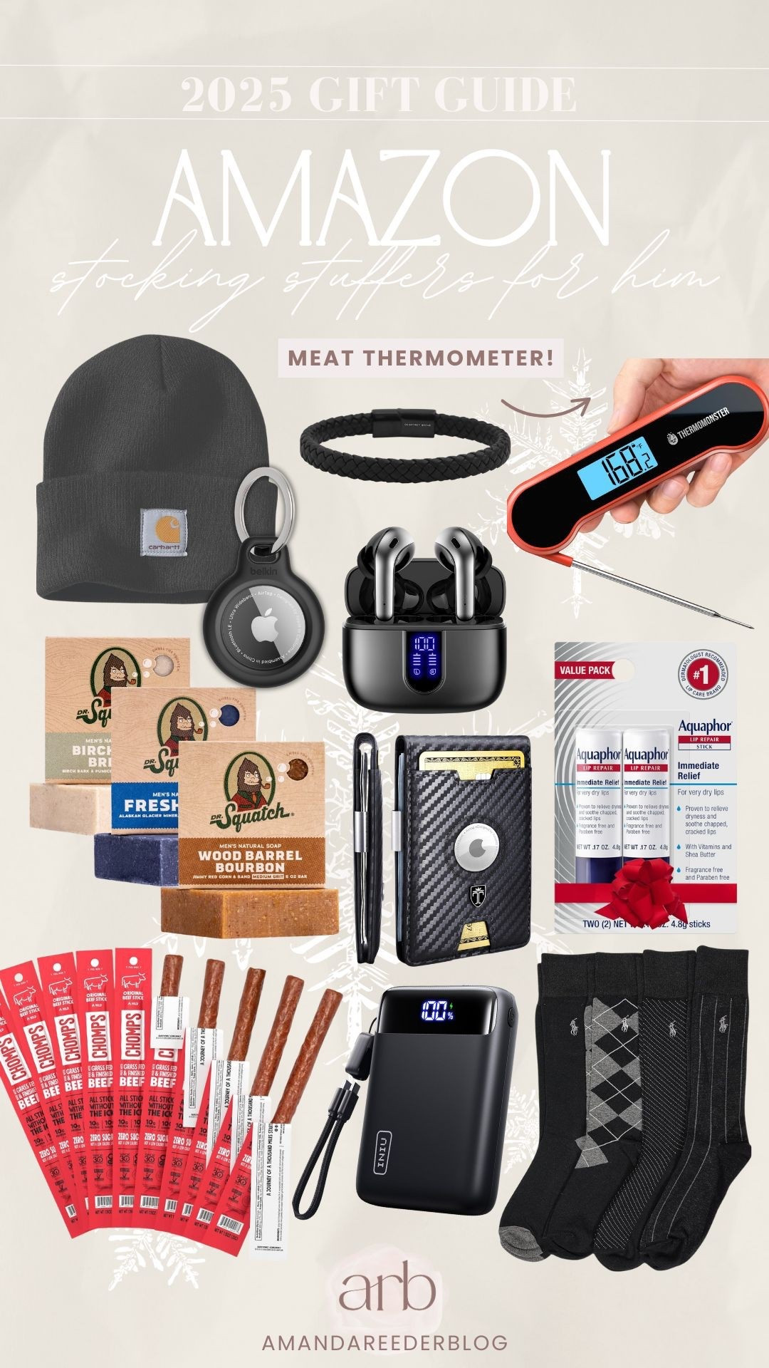 Amazon stocking stuffers for him 🎁 Perfect for boyfriends, dads, brothers, and husbands🎄✨

amazon gifts for him, stocking stuffers for him, mens gift ideas, holiday gifts 2025, mens amazon finds, amazon stocking stuffer ideas, mens grooming gifts, amazon tech gifts, affordable mens gifts, boyfriend gift ideas, dad stocking stuffers, mens accessories amazon, christmas gifts for him, practical gifts for men, amazon small gifts

#LTKHoliday #LTKGiftGuide #LTKMens