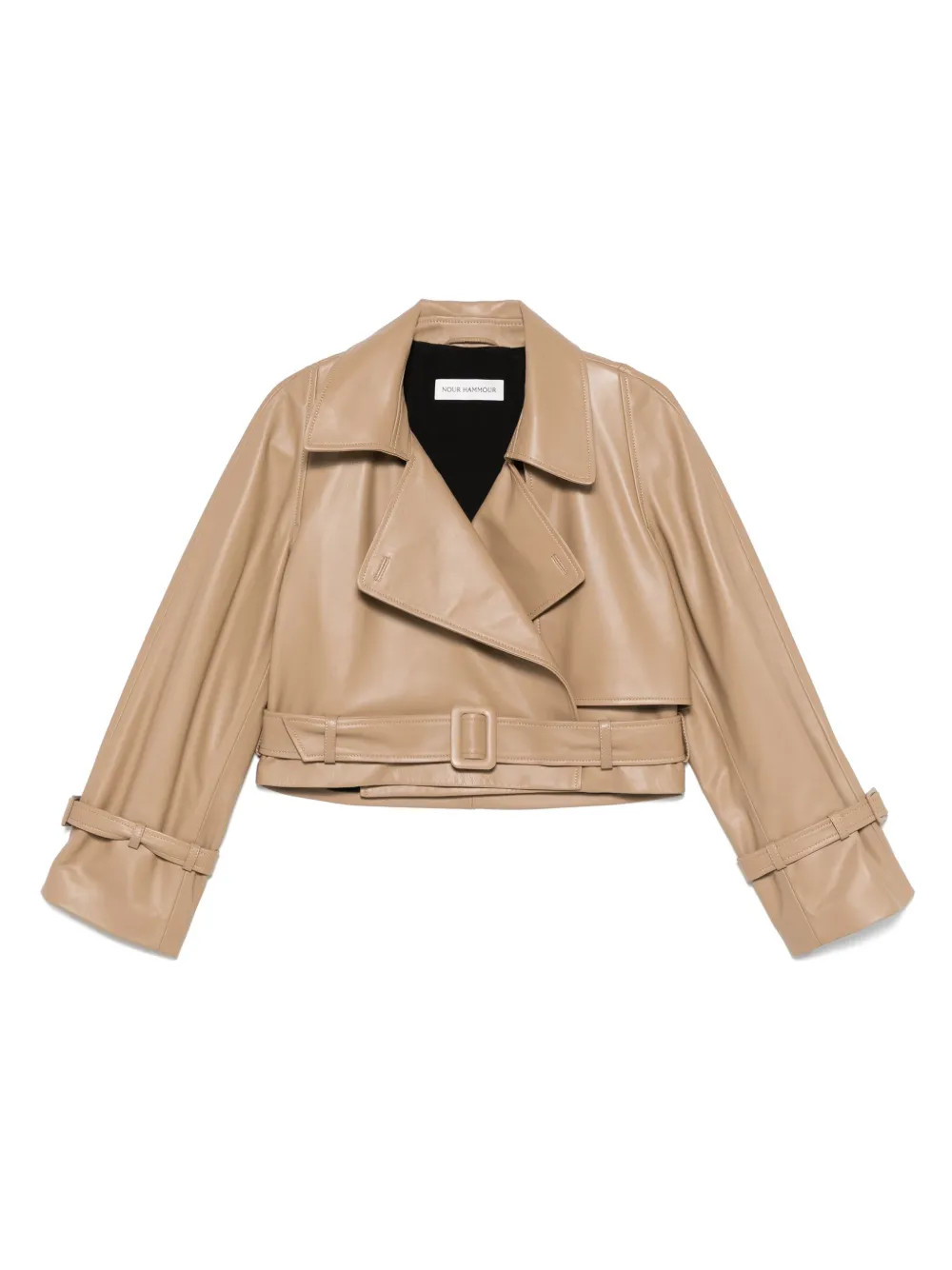 Nour Hammour Hatti Jacket | Brown | FARFETCH | Farfetch Global