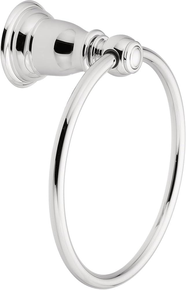 Moen YB5486CH Kingsley Bathroom Hand -Towel Ring, Chrome | Amazon (US)