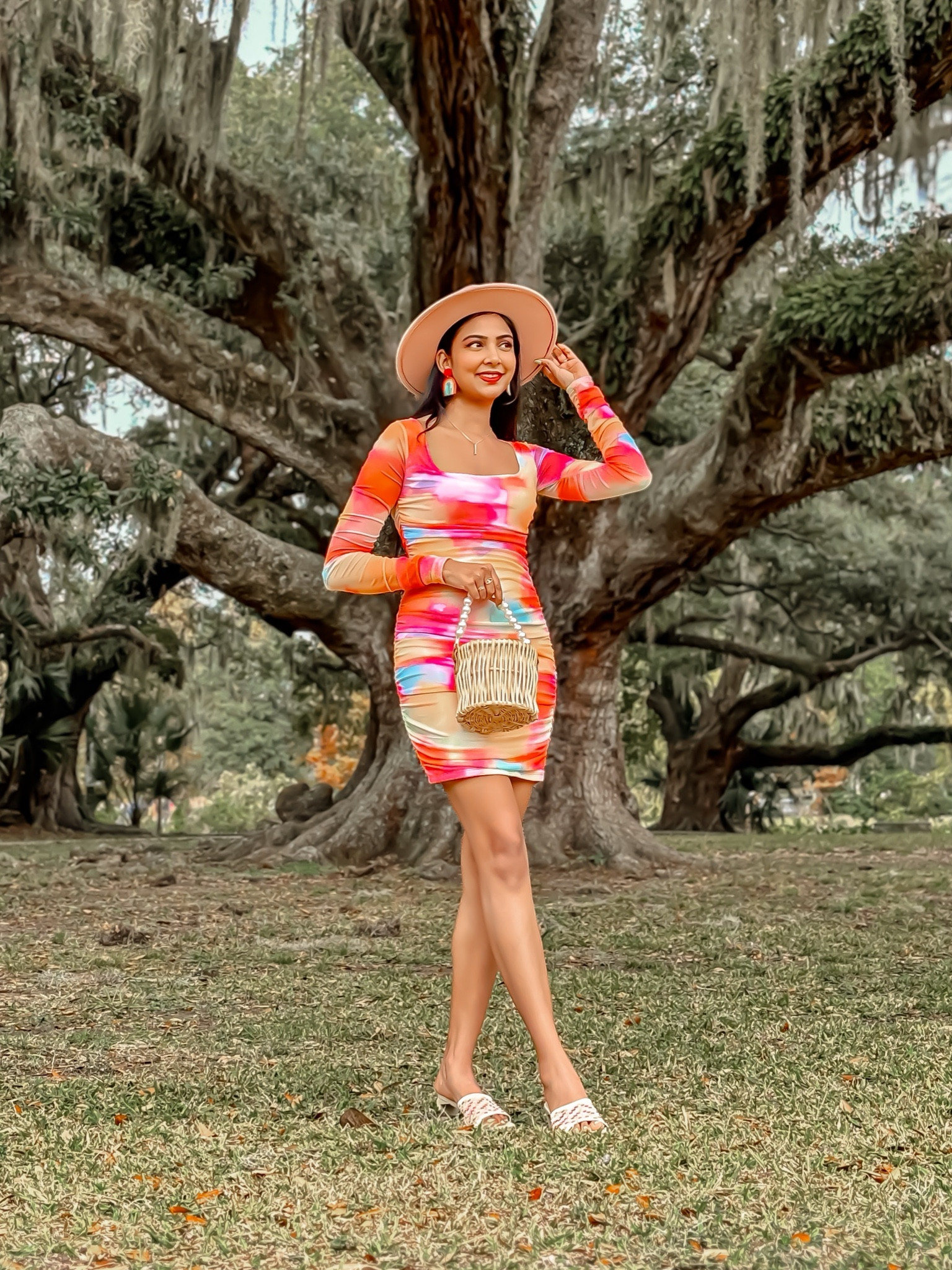Summer essentials! ☀️👒

Bodycon dress, multicolored dress, ruched dress, tie dye dress, bucket bag, straw bag, outfit inspo, summer outfit, summer dress, outfit of the day

#LTKtravel #LTKstyletip #LTKSeasonal