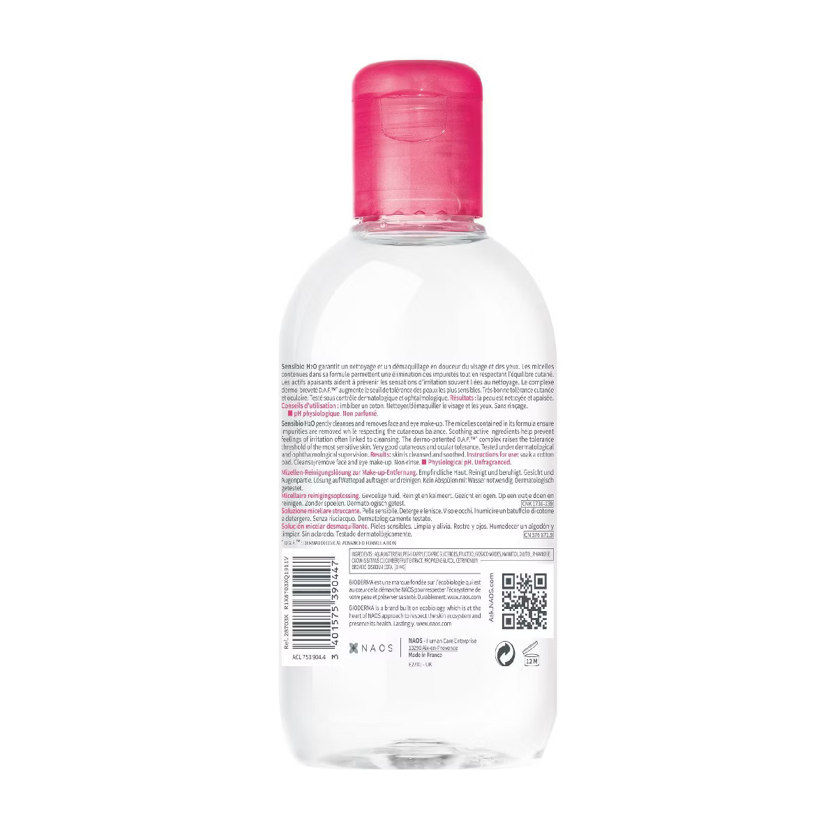 Bioderma Sensibio H2O Micellar Water Makeup Remover | Target