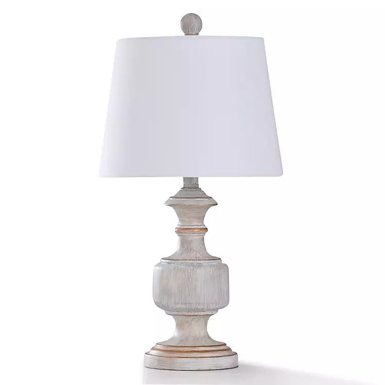 New! Cream Copper Malta Painted Table Lamp | Kirkland's Home