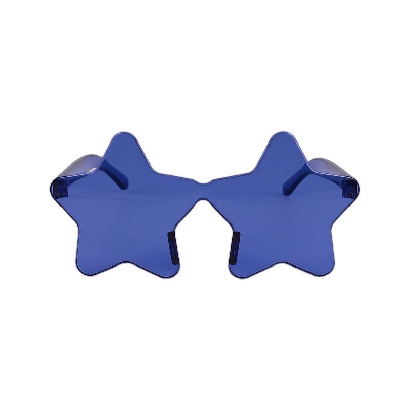 Plastic Novelty Frameless Eyewear Star Shaped Blue - Sun Squad™ | Target