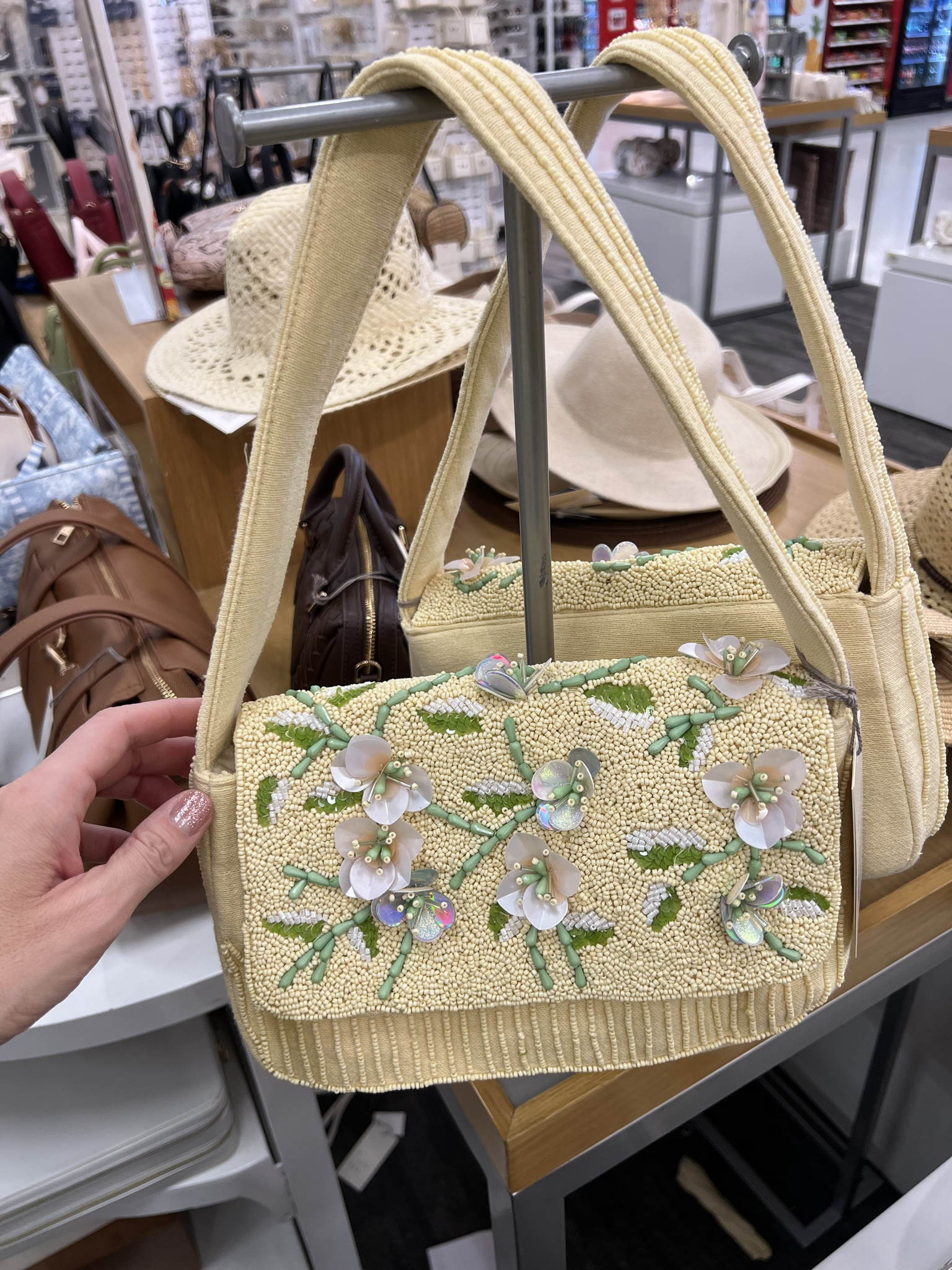 Beautiful beaded bag at Target! Four designs. 