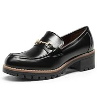 DREAM PAIRS Women's Chunky Loafers Dressy Business Shoes | Amazon (US)