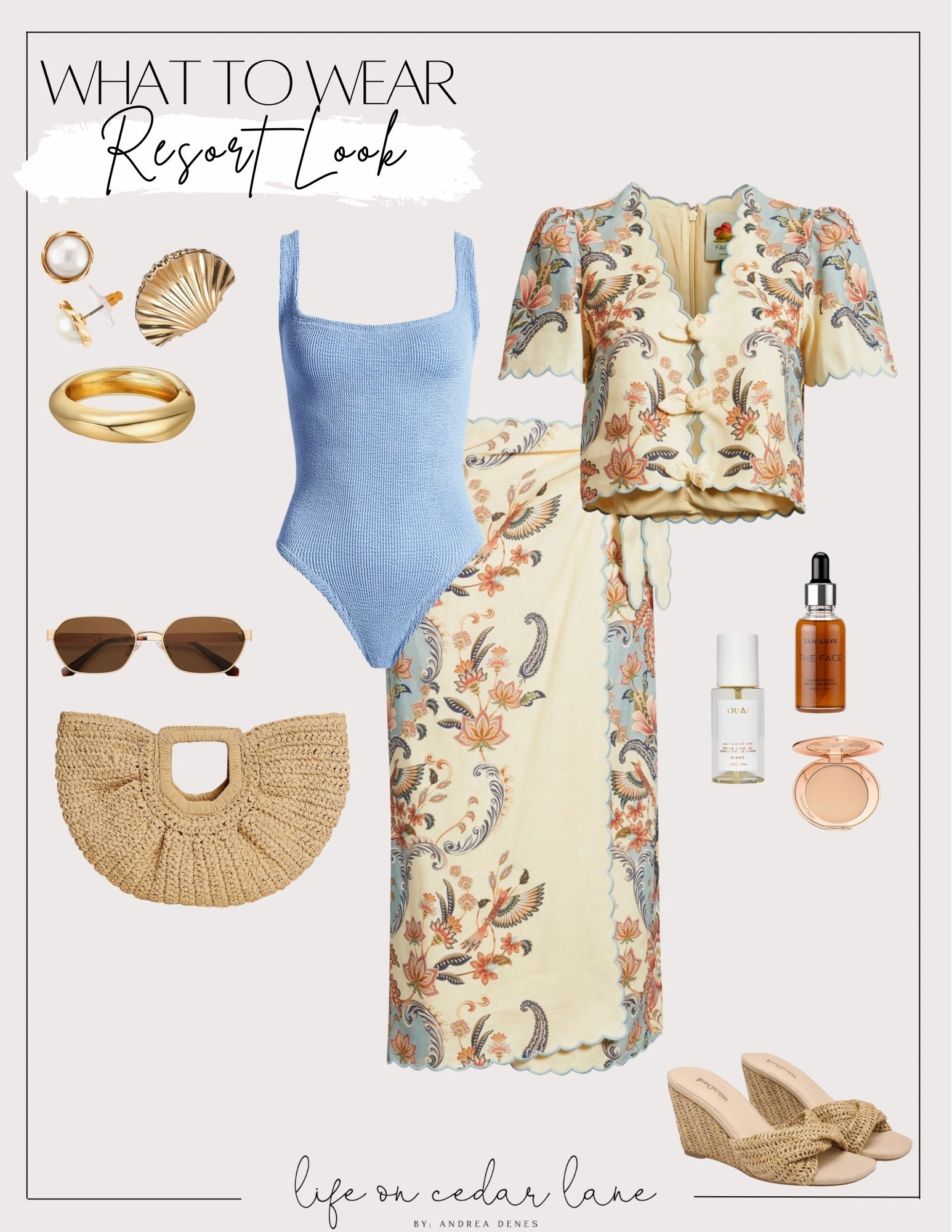 Loving this resort look! Perfect for an upcoming spring break trip too!

#farmrio #swimsuit

#LTKOver40 #LTKTravel