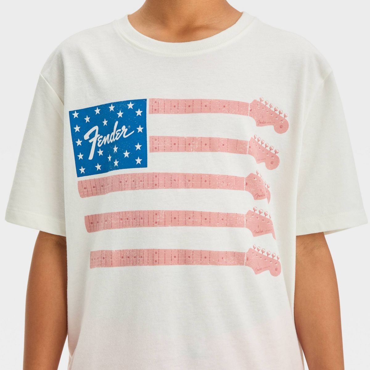 Boys' Graphic Fender American Flag T-Shirt - art class™ White | Target