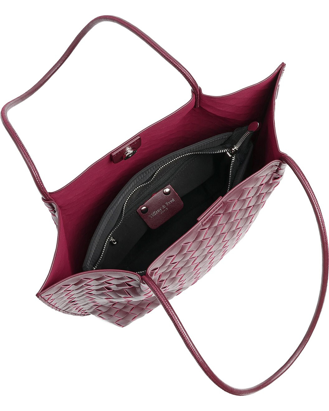 Hand-Woven Leather Large Tote | Gilt & Gilt City