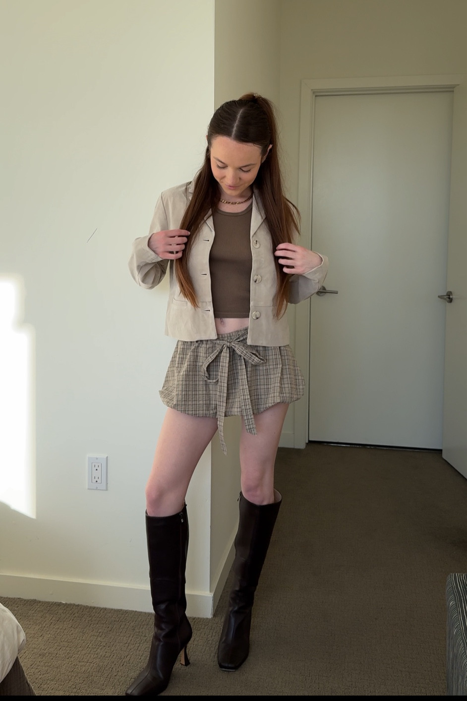 pinterest inspired spring outfit 🥥🤎 #bubbleskirt #springoutfits

#LTKPetite #LTKSpringSale #LTKSeasonal