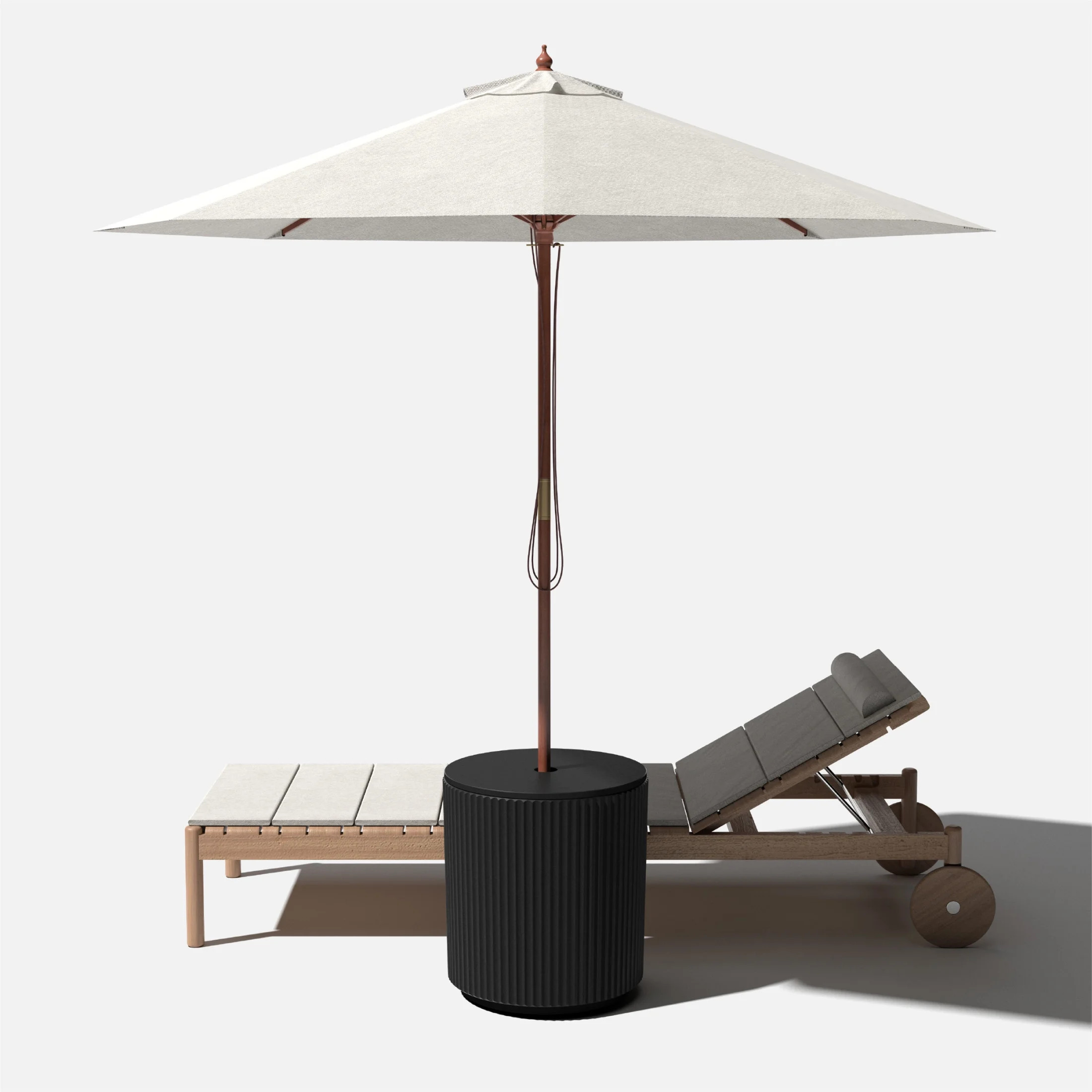 Veradek Umbrella Side Table - Black | Walmart (US)