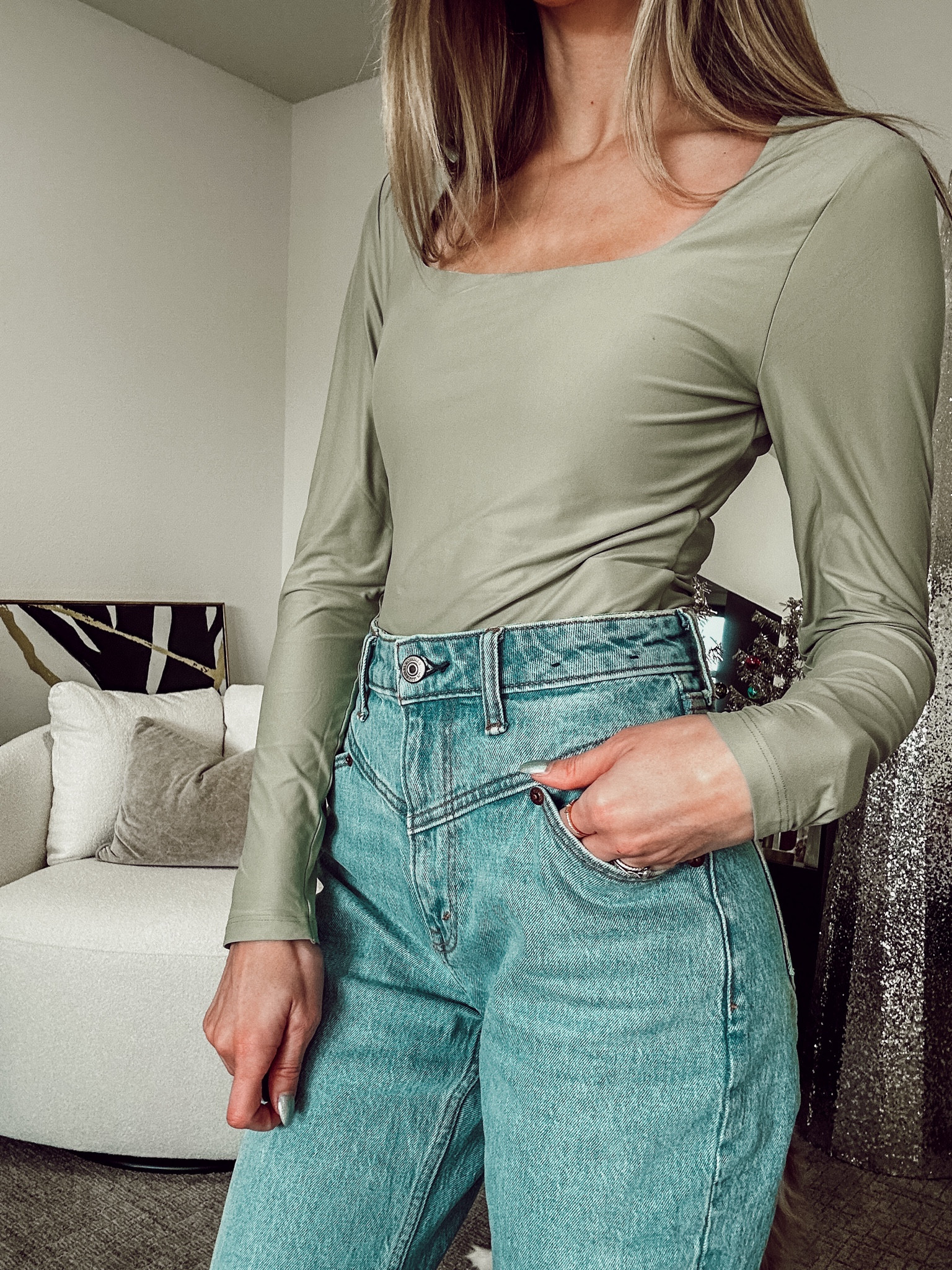 Love this Abercrombie bodysuit in soft matte!

#LTKfindsunder100 #LTKsalealert