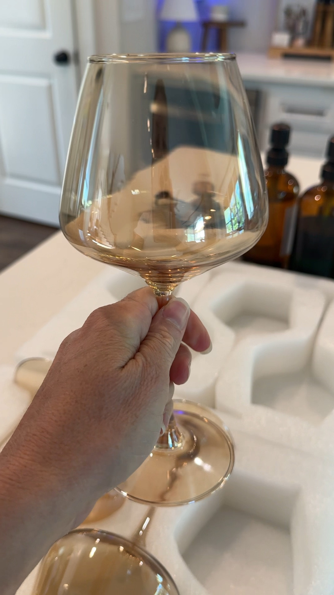 Amber wine glasses 

Fall decor, TABLEscape, wine glasses, holiday glasses, stemware 

#LTKHome #LTKVideo #LTKSeasonal