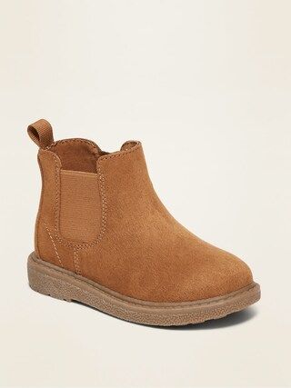 Faux-Suede Chelsea Boots for Toddler Boys | Old Navy (US)