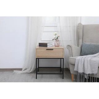 Indigo Home Mid-Century End Table in Mango Wood | Bed Bath & Beyond