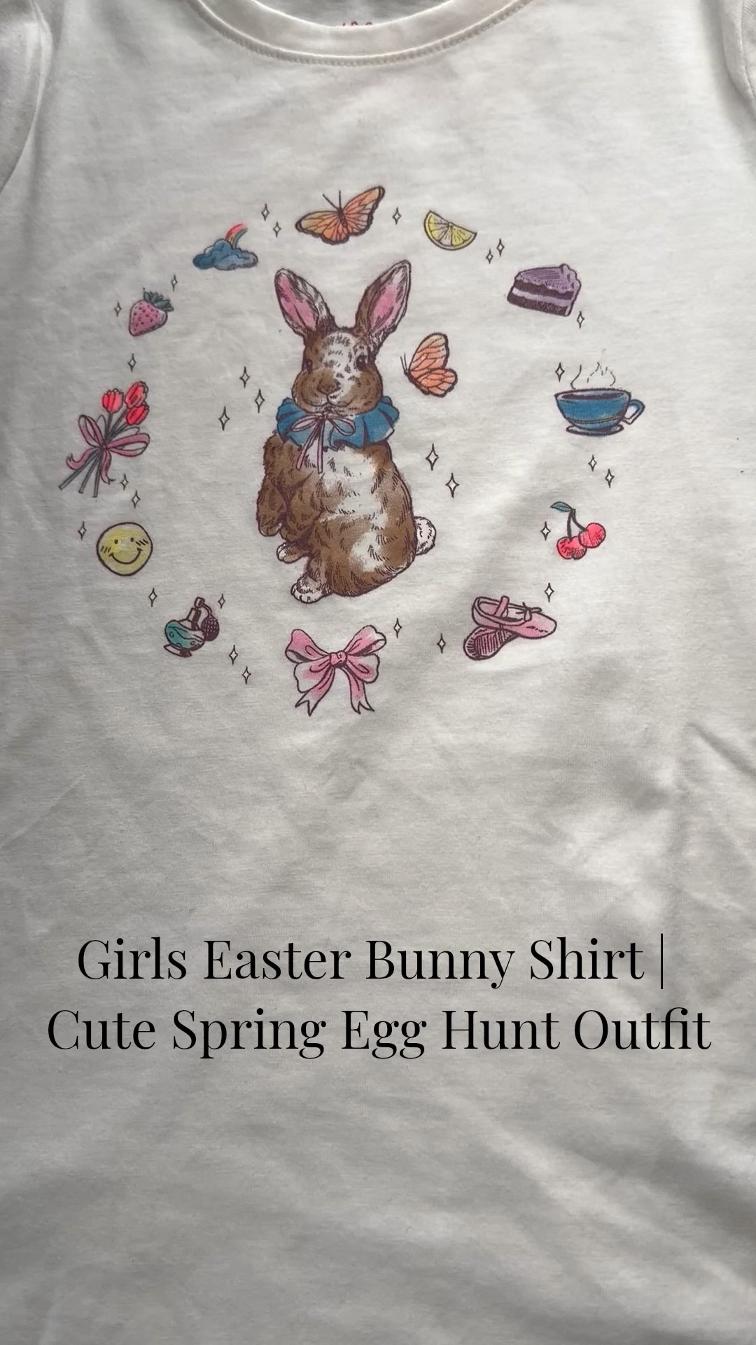 Sweetest little bunny moment for spring! 🐰🌸 This girls Easter tee with a classic Peter Rabbit-inspired bunny is perfect for school parties, egg hunts, church events, and family photos. Comfy, festive, and just the right amount of cute for the season! 💗 #LTKkids #LTKeaster #EasterOutfit #GirlsSpringStyle #EggHuntReady #SchoolPartyStyle #KidsHolidayStyle #SpringKidsFashion #BunnySeason #EasterStyleForKids