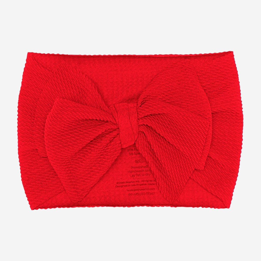 Infant/Girls Headwrap | Lulu Headwrap | Baby Big Bow Headband | Posh Peanut
